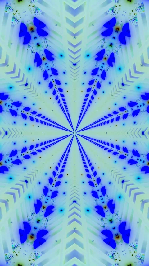 Tunnel video loop that shows a continuous motion pattern with vivid colors .. Stock Footage 322775273