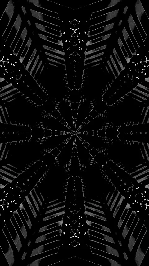 Tunnel video loop that shows motion with a dark theme and repeating pattern.. Stock Footage 322776056