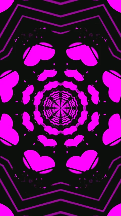 Tunnel video loop with vibrant colors creating a dynamic screensaver for re.. 스톡 동영상 321571982
