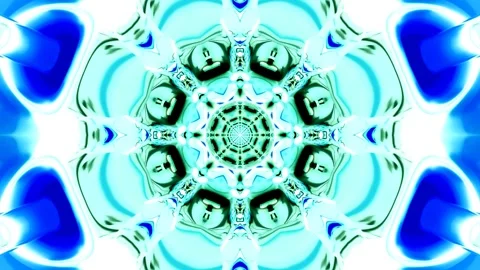 Tunnel video loop of vibrant patterns creating a mesmerizing experience for.. Stock Footage 320046738