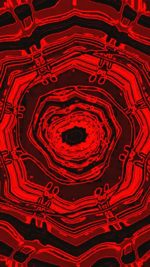 Tunnel video visual journey loop creates captivating red patterns and movem.. 스톡 동영상 321262791