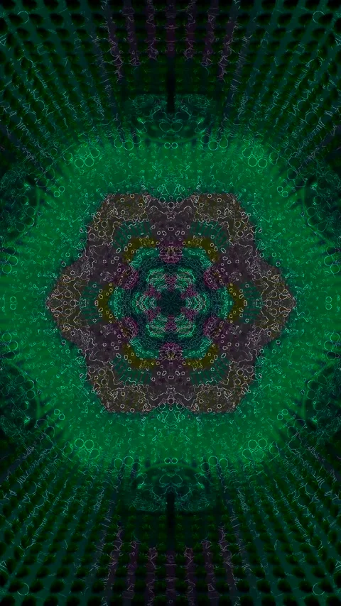 Tunnel video visual loop in vibrant colors featuring dynamic patterns and s.. Stock Footage 321263478