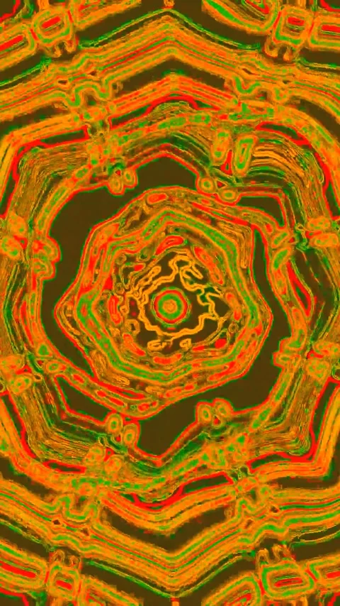 Tunnel video vj loop creates vibrant visual experience with seamless motion.. Stock Footage 321270457