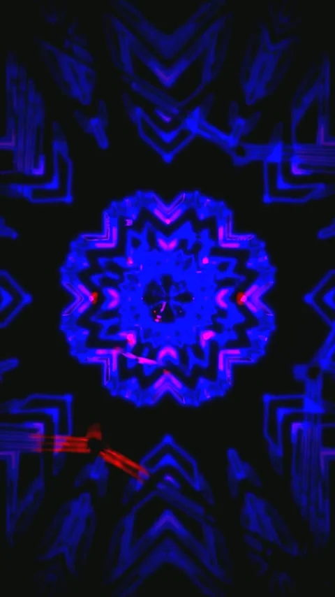 Tunnel video vj loop creates dynamic visual experience with vibrant colors .. Stock Footage 321564219