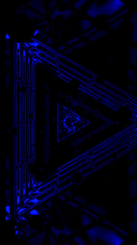 Tunnel video vj loop creates a dynamic visual experience with vibrant color.. Stock Footage 321570755