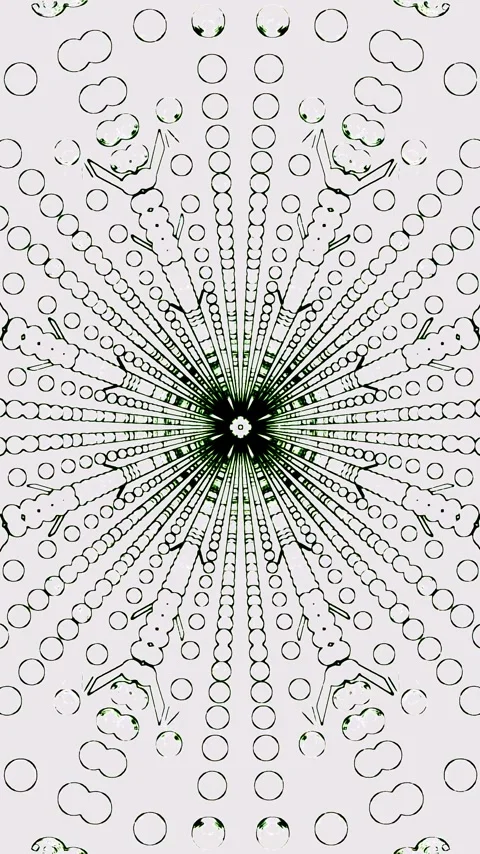 Tunnel video vj loop creates seamless visual experience with dynamic shapes.. Stock Footage 321570795