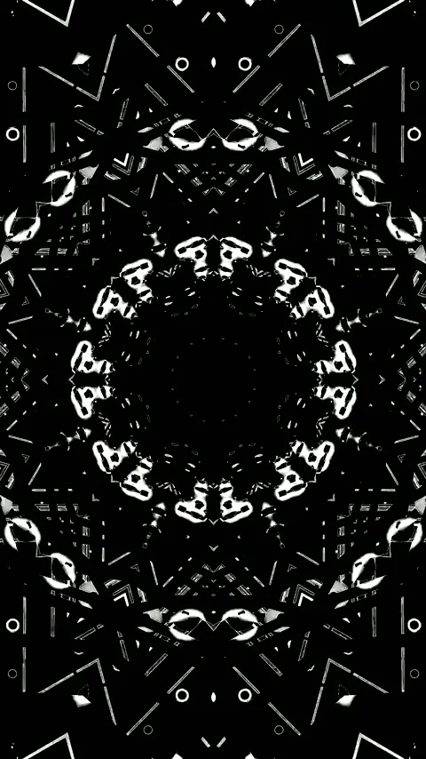 Tunnel video vj loop creates mesmerizing visual display with dynamic black .. Stock Footage 321574211