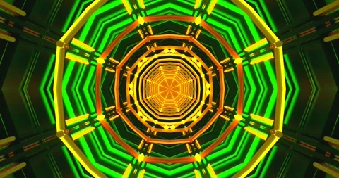 Tunnel video vj loop screensaver creates a seamless experience wi Stock Footage 317962098
