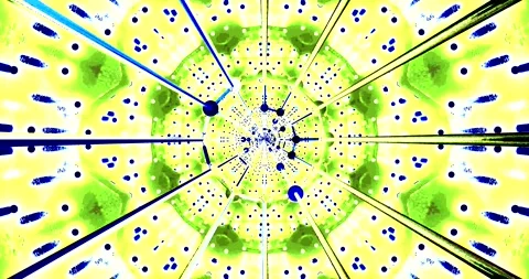 Tunnel video vj loop screensaver creating a seamless visual exper Video stock 317964585