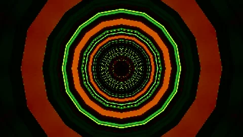 Tunnel video vj loop screensaver creates dynamic visual experienc Stock Footage 318175515