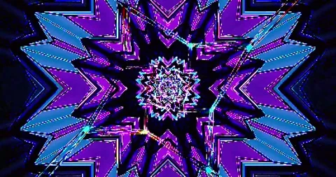 Tunnel video vj loop screensaver with vibrant colors and dynamic shapes cre.. Stock Footage 318794090