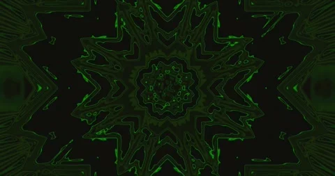 Tunnel video vj loop screensaver creates a mesmerizing green abstract visua.. Stock Footage 318934370