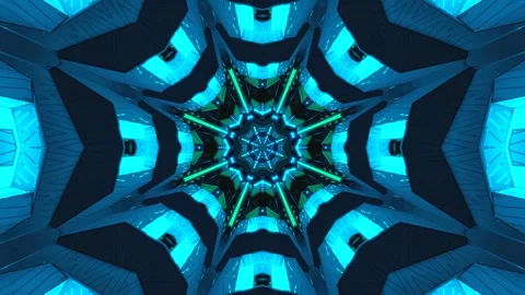 Tunnel video vj loop screensaver with seamless motion and vibrant colors cr.. Stock Footage 319070165