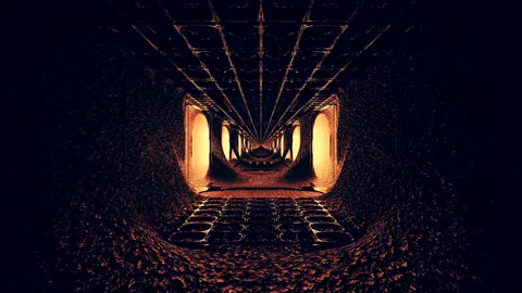 Tunnel video vj loop screensaver creates a seamless visual experience with .. Stock Footage 319413125