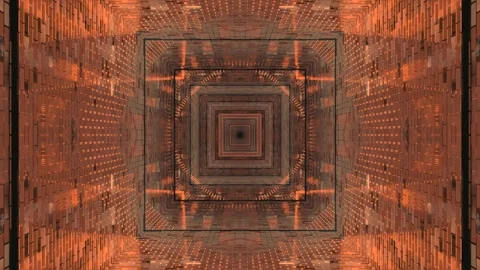 Tunnel video vj loop screensaver creates a mesmerizing experience with cont.. Stock Footage 319424057