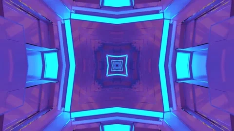 Tunnel video vj loop screensaver with seamless visuals and vibrant colors f.. Stock Footage 319431783