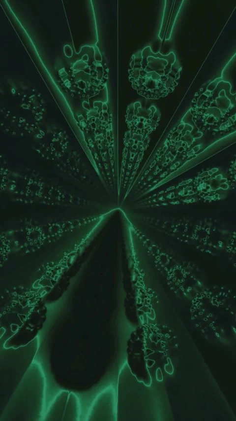 Tunnel Video VJ Loop Screensaver for seamless visual experience with vibran.. Stock Footage 320354355
