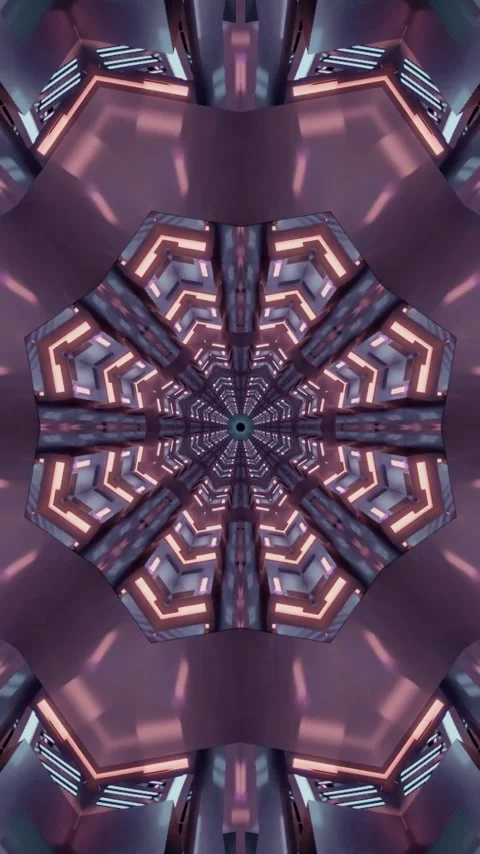 Tunnel video vj loop screensaver creates dynamic visual experience with sea.. 库存影片 320357092
