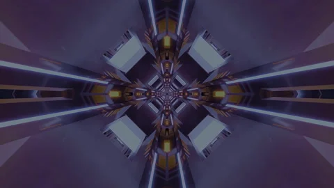 Tunnel video vj loop screensaver creates immersive visual experience with s.. Stock Footage 320382923