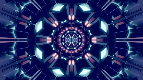 Tunnel video vj loop screensaver creates mesmerizing and colorful ambient v.. Stock Footage 320383872