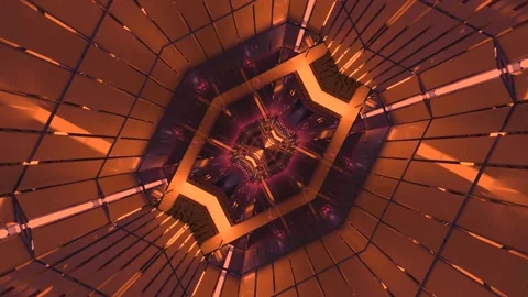Tunnel video vj loop screensaver with seamless motion and vibrant colors cr.. Stock Footage 320391373