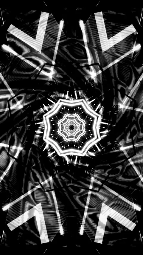 Tunnel video vj loop screensaver creates a dynamic visual experience with s.. Stock Footage 321262015