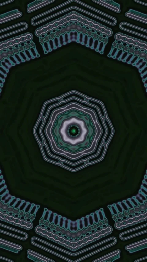 Tunnel video vj loop screensaver featuring seamless geometric patterns in d.. Stock Footage 321263473