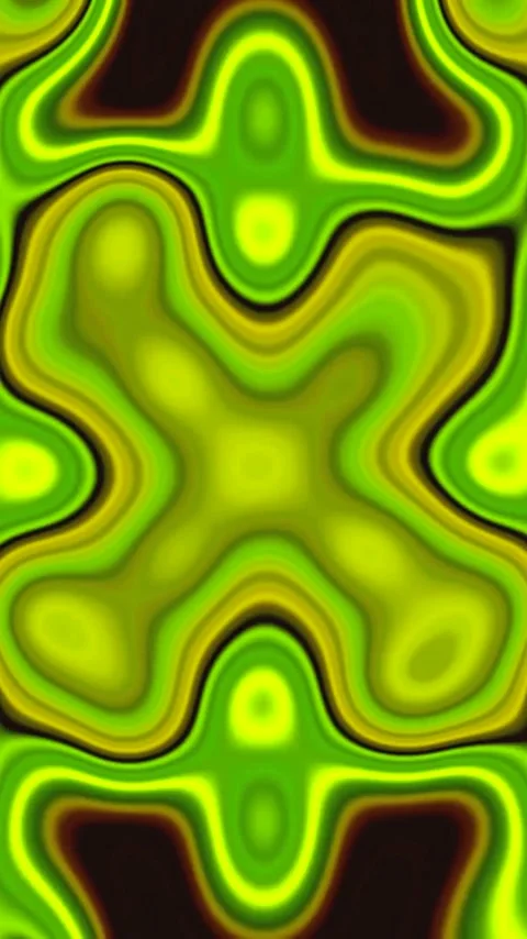 Tunnel video vj loop screensaver creates captivating green patterns in a se.. Stock Footage 321263622