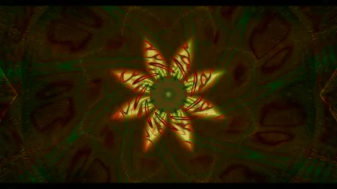 Tunnel video vj loop screensaver with vibrant colors and a seamless visual .. Stock Footage 321321956