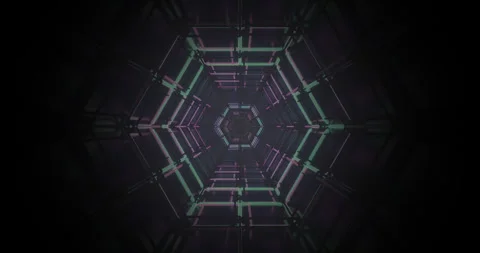 Tunnel video vj loop screensaver creates an immersive visual experience wit.. Stock Footage 321324826