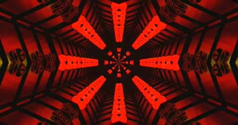 Tunnel video vj loop screensaver creates a vibrant, seamless experience wit.. Stock Footage 321325013