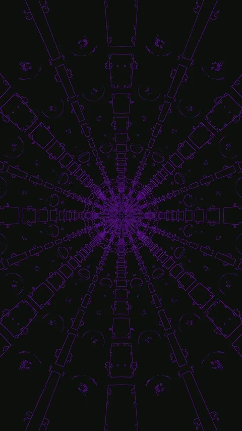 Tunnel video vj loop screensaver creates a seamless visual experience with .. Stock Footage 321563439
