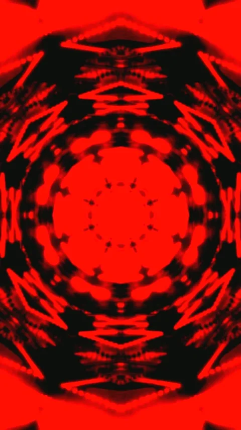 Tunnel video vj loop screensaver with seamless red pattern for dynamic visu.. Stock Footage 321563659