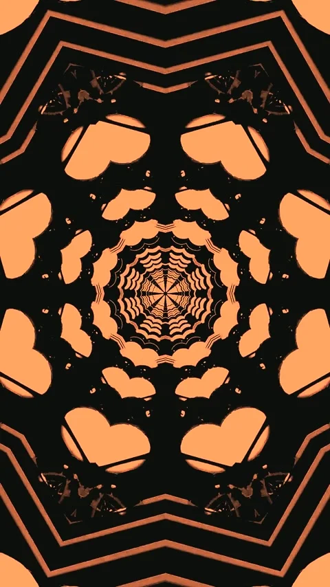 Tunnel video vj loop screensaver featuring seamless movement and vibrant pa.. Stock Footage 321564011