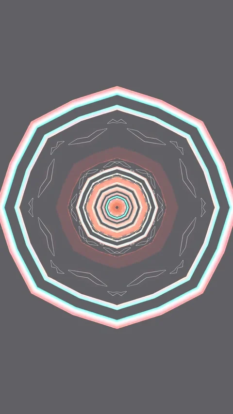 Tunnel video vj loop screensaver creates an immersive visual experience for.. Stock Footage 321564487