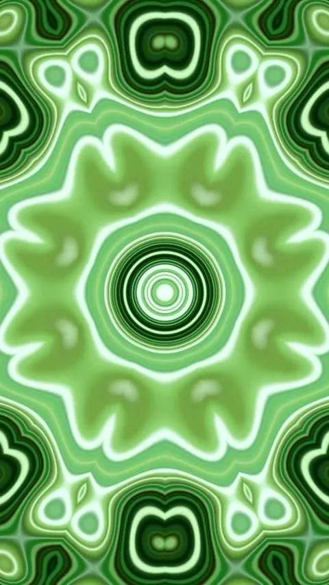Tunnel video vj loop screensaver in calming shades of green with seamless v.. Stock Footage 321564538