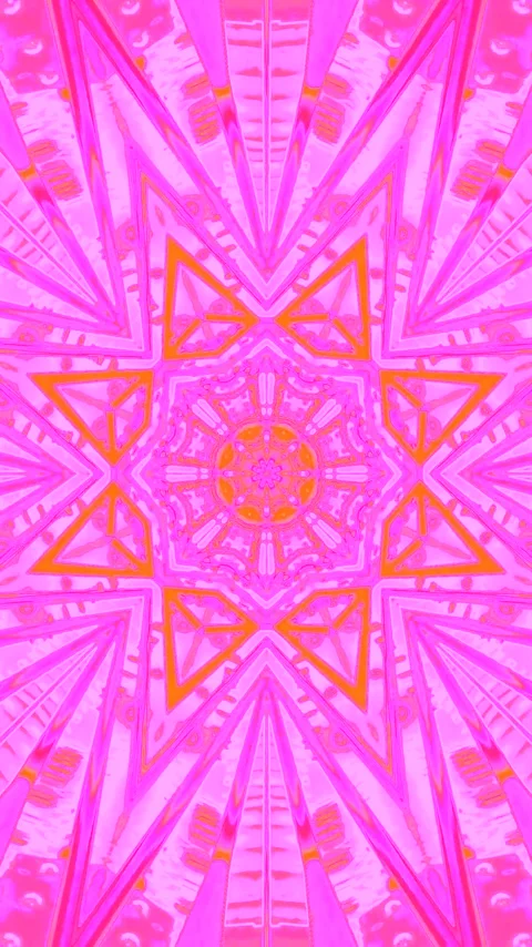 Tunnel video vj loop screensaver creates colorful, seamless motion in a mes.. Stock Footage 321564585