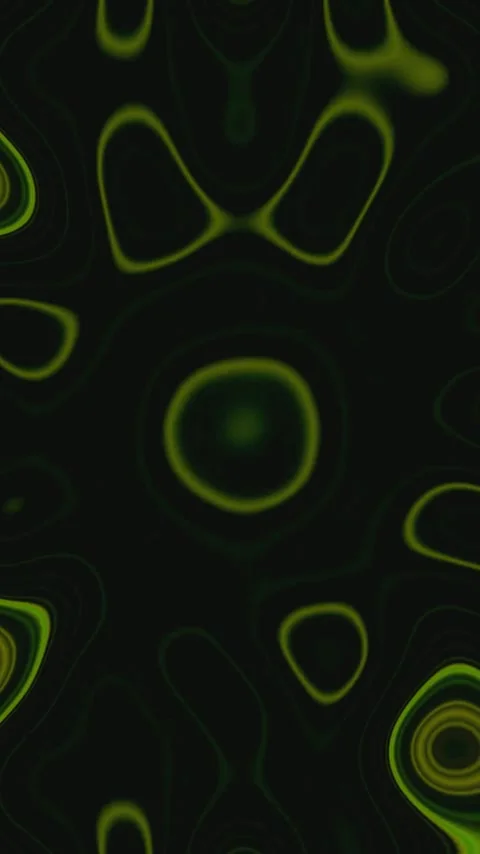 Tunnel video vj loop screensaver with vibrant green patterns and seamless m.. Stock Footage 321565483