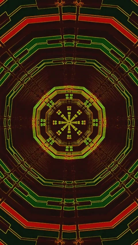 Tunnel video vj loop screensaver creates a seamless hypnotic experience wit.. Stock Footage 321566517