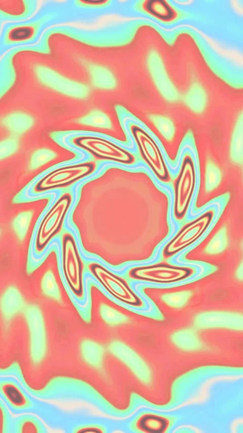 Tunnel video vj loop screensaver seamless looping colorful swirls of light Stock Footage 321567177