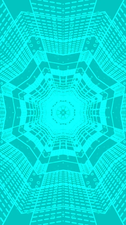 Tunnel video vj loop screensaver creates vibrant seamless visuals for immer.. Stock Footage 321567800