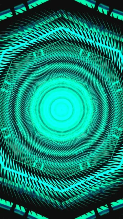 Tunnel video vj loop screensaver creates mesmerizing visual experience with.. Video stock 321568057