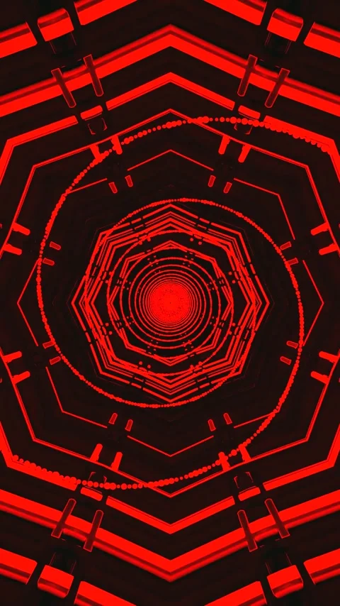 Tunnel video vj loop screensaver creates a dynamic visual experience with s.. Stock Footage 321569177