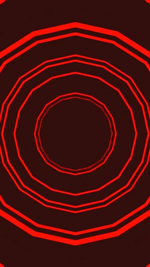 Tunnel video vj loop screensaver with seamless red patterns creates a dynam.. Stock Footage 321569206