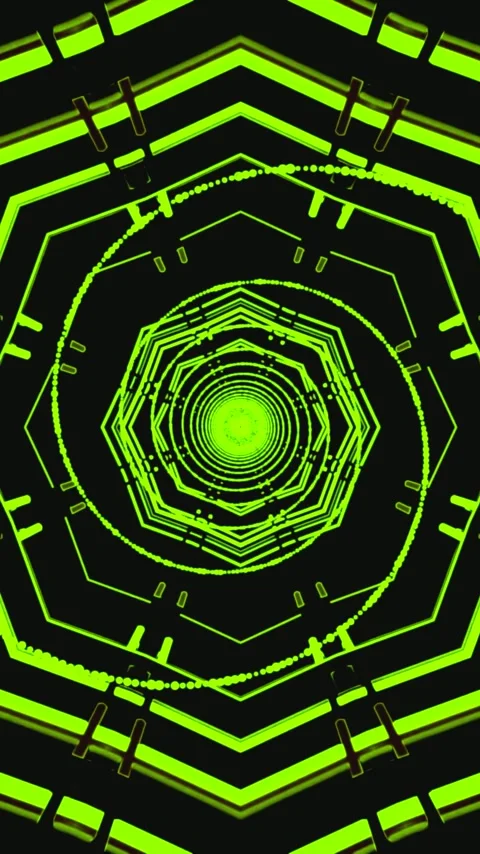Tunnel Video VJ Loop Screensaver creates a captivating seamless visual expe.. Stock Footage 321569696