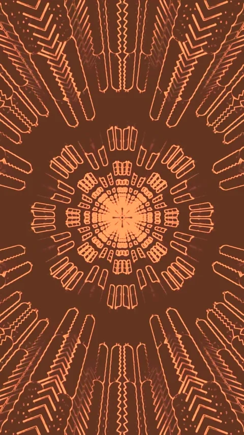 Tunnel video vj loop screensaver providing a seamless immersive experience .. Stock Footage 321569838
