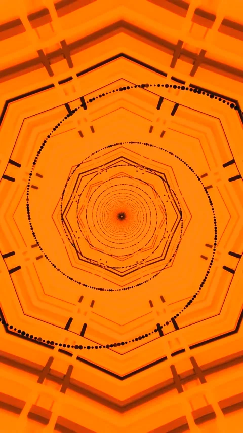 Tunnel video vj loop screensaver creates a vibrant visual experience with s.. Stock Footage 321571645