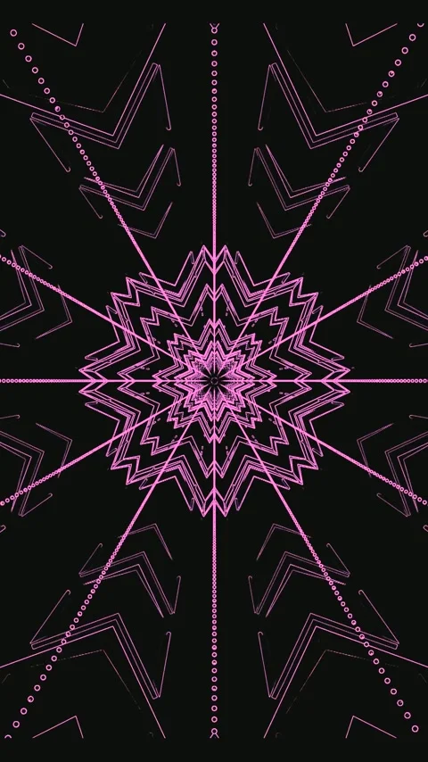 Tunnel video vj loop screensaver features vibrant colors and dynamic patter.. Stock Footage 321575528
