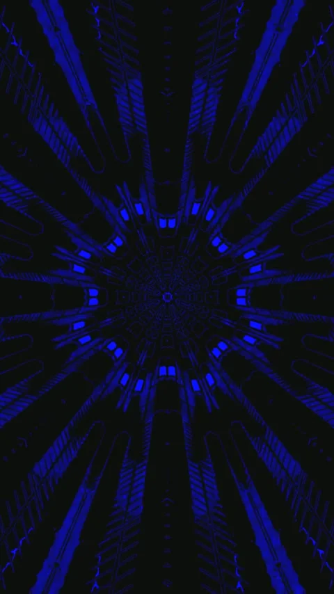 Tunnel video vj loop screensaver creates an immersive experience with seaml.. Video stock 321575732