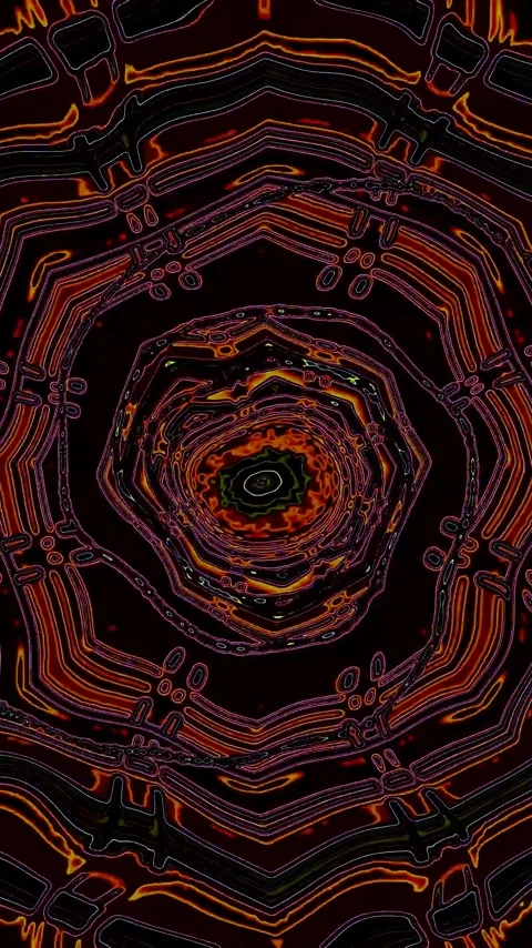 Tunnel video vj loop screensaver creates a mesmerizing visual experience wi.. Stock Footage 321575842